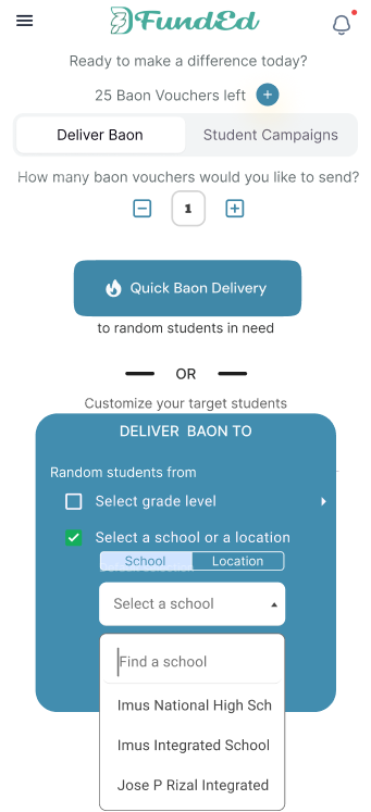 FundEd app preview